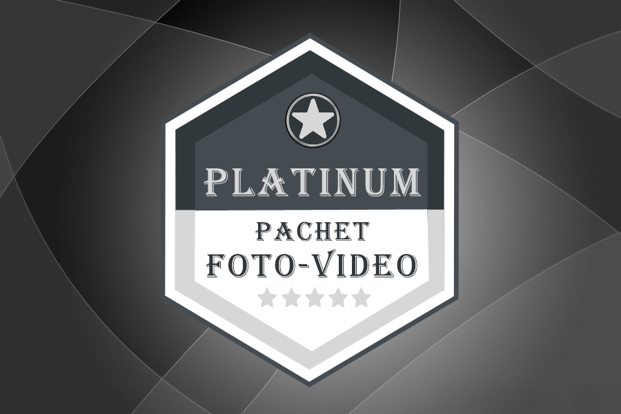 Pachet foto-video nuntă Platinum – echipă foto video completă pentru nuntă în București