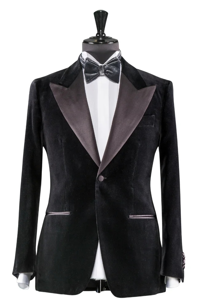 Costum catifea neagra ceremonie Carnet Costum catifea neagra ceremonie Carnet