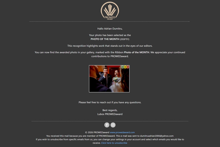 ProWed Award – Picture of the month I AdPhoto